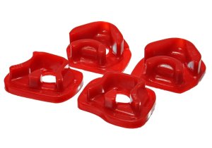Acura RSX Motor Mount Inserts - 2 Torque Mount Positions - Energy Suspension - Hyper-Flex Performance Polyurethane - Red - `02-`04